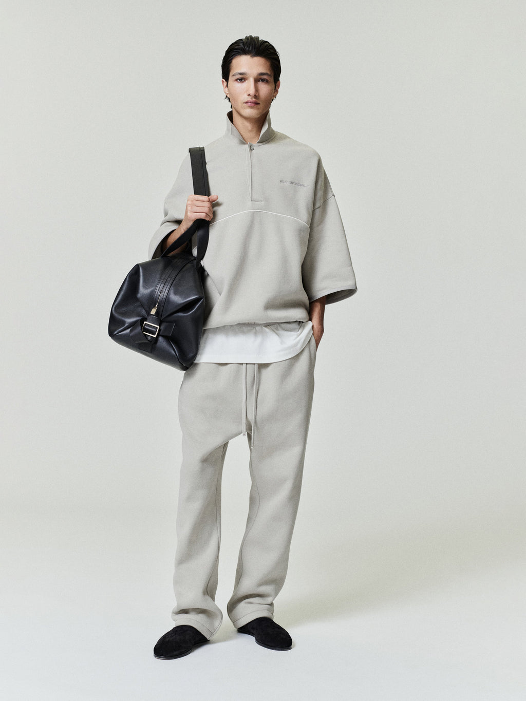 Active Trace 3/4 Sleeve Modern Polo Sweatshirt